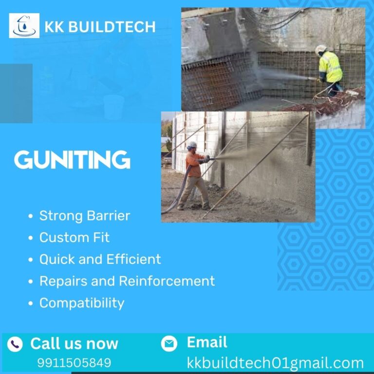 advantages of Guniting waterproofing