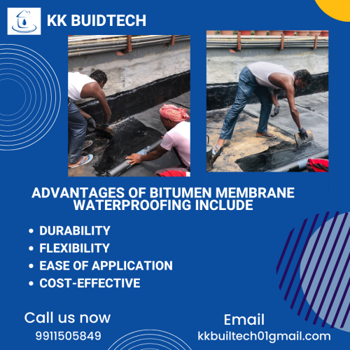 Advantages of Bitumen membrane waterproofing